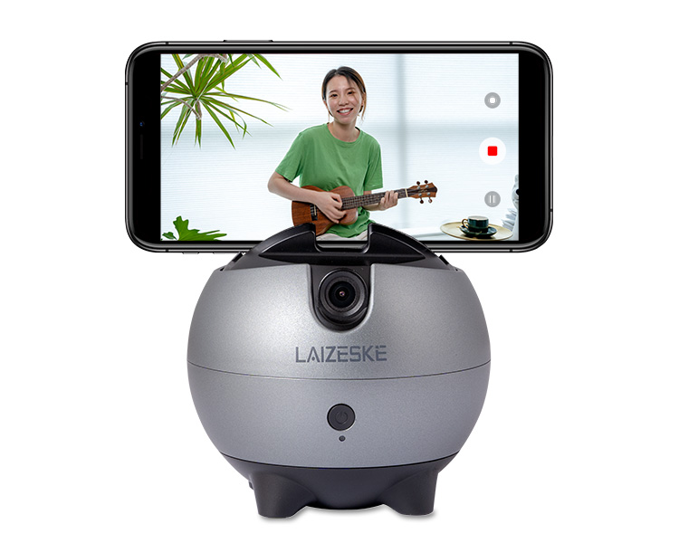 LAIZESKE LA8 Smart Robot Cameraman 360°Auto Tracking Phone Holder AI Gesture Recognition