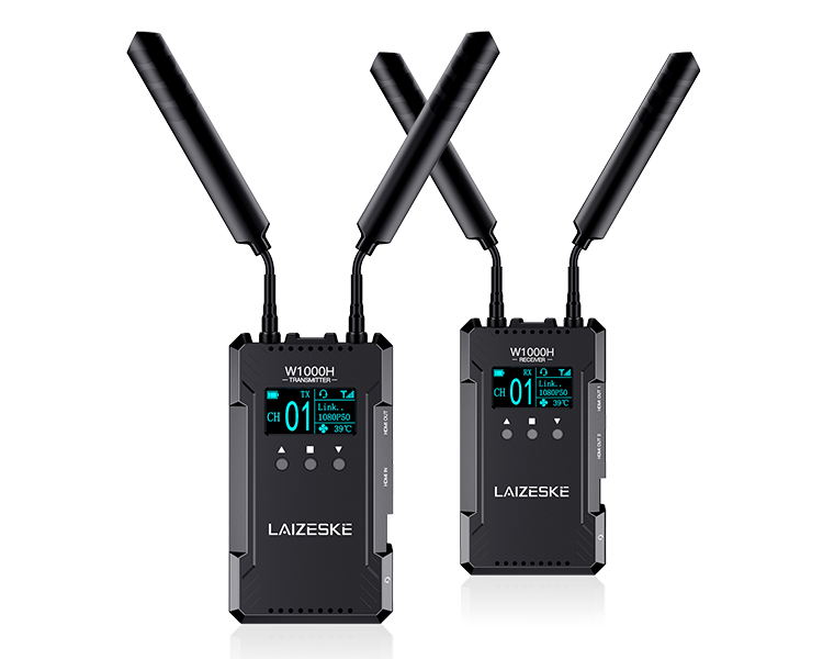 LAIZESKE W1000H 1000FT Dual HDMI Wireless Video Transmission System Live Streaming