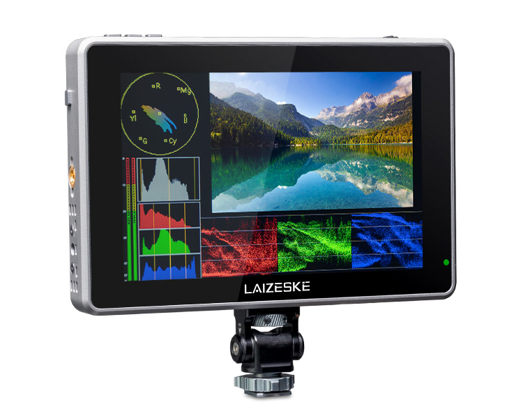 LAIZESKE L7S 7-inch Rugged Aluminium 3G-SDI 4K HDMI On-camera Monitor IPS Full HD 1920x1200